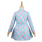 Kids Children Movie Barbie 2023 Margot Robbie Barbie Blue Dress Set Outfits Cosplay Costume Suit